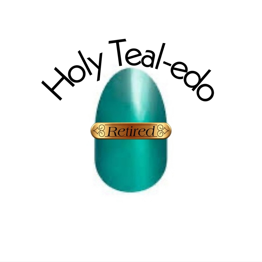 Color Street Holy Teal-edo Retired Solid Nail Strips